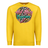 Lemon hot mess express Premium Sweatshirt - MaliasSmallBusiness