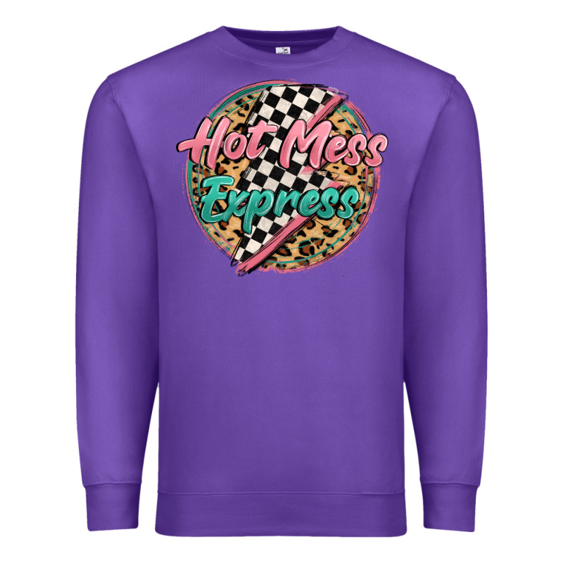 Hot Mess Express Premium Sweatshirt by MaliasSmallBusiness | Teevron