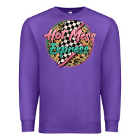 Purple hot mess express Premium Sweatshirt - MaliasSmallBusiness
