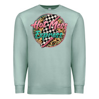 Seafoam hot mess express Premium Sweatshirt - MaliasSmallBusiness