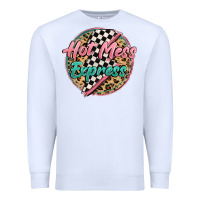 White hot mess express Premium Sweatshirt - MaliasSmallBusiness