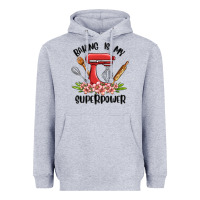 Heather Grey baking is my superpower malia Heavyweight Hoodie - MaliasSmallBusiness