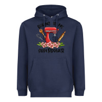 Navy baking is my superpower malia Heavyweight Hoodie - MaliasSmallBusiness