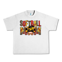 Lunar Rock softball mom messy bun Urban Heavy Tee - Zillion Design Studio