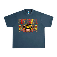 Midnight Navy softball mom messy bun Urban Heavy Tee - Zillion Design Studio