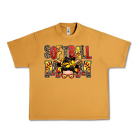 Peanut Butter softball mom messy bun Urban Heavy Tee - Zillion Design Studio