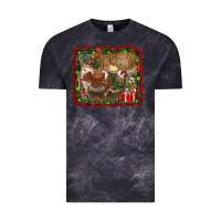 Cloud Black christmas farm animals Vintage Tee - RanaPortraitStore