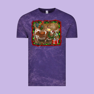 Christmas Farm Animals Vintage Tee Designed By Ranaportraitstore