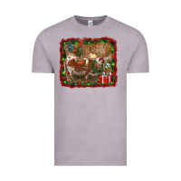 Vintage Zinc christmas farm animals Vintage Tee - RanaPortraitStore