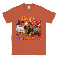 Copper Happy Hallothanksmas Chick Classic Tee - BundleAndBundleShop