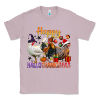 Lilac Happy Hallothanksmas Chick Classic Tee - BundleAndBundleShop