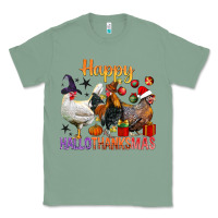 Sage Happy Hallothanksmas Chick Classic Tee - BundleAndBundleShop