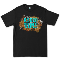 Black rodeo time  with leopard and cowhide Premium Tee - Artiststas