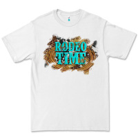White rodeo time  with leopard and cowhide Premium Tee - Artiststas