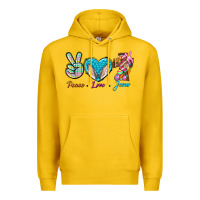 Lemon Peace Love Easter Jesus Premium Hoodie - BundleAndBundleShop