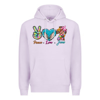 Peace Love Easter Jesus Premium Hoodie | Teevron