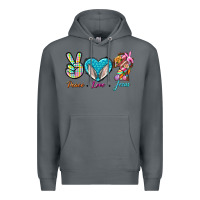 Rock Peace Love Easter Jesus Premium Hoodie - BundleAndBundleShop