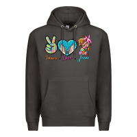 Smoke Peace Love Easter Jesus Premium Hoodie - BundleAndBundleShop