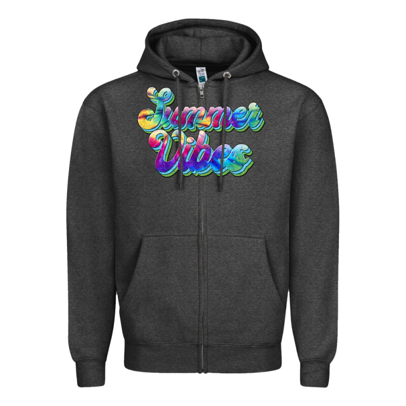 Summer Vibes Zipper Hoodie by JahusDesignShop | Teevron