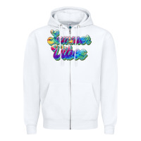 White summer vibes Zipper Hoodie - JahusDesignShop