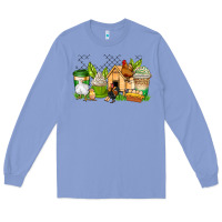Colony Blue chicken coffee cups Long Sleeve Tee - AdoDesignShop