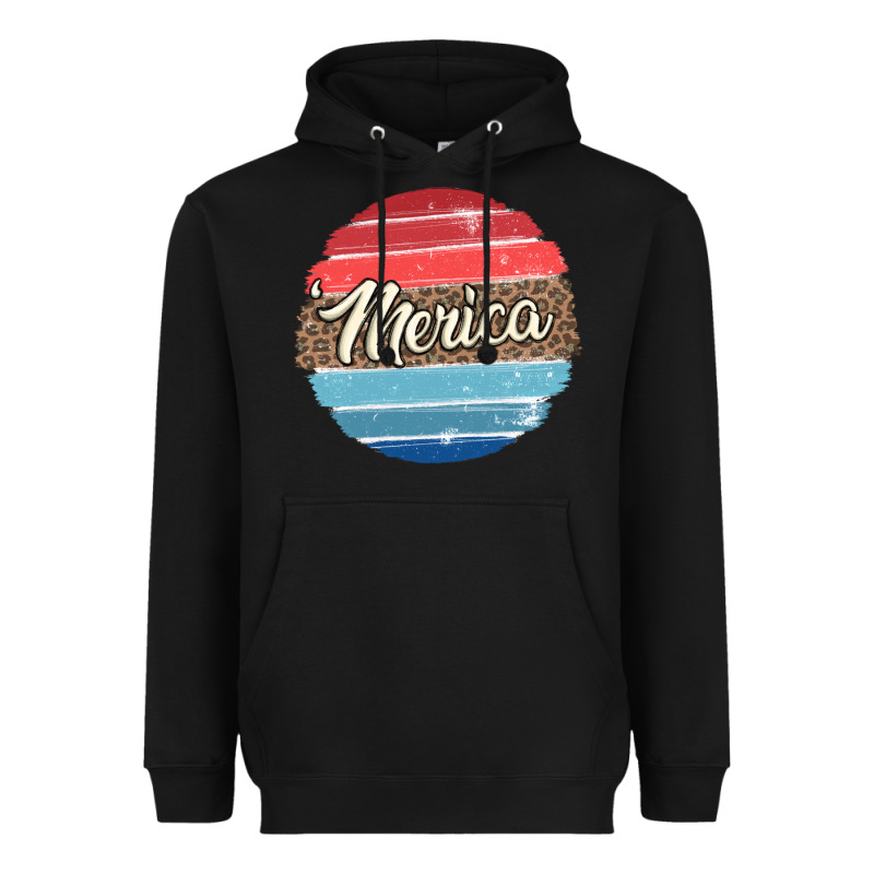 Leopard Merica Heavyweight Hoodie by MaliasSmallBusiness | Teevron