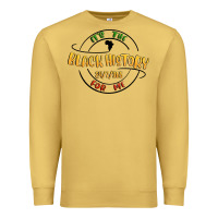 Antique Gold black history Premium Sweatshirt - MaliasSmallBusiness