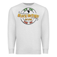 Oatmeal Heather black history Premium Sweatshirt - MaliasSmallBusiness