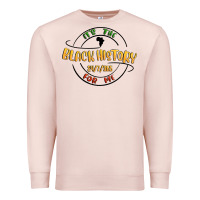 Pale Pink black history Premium Sweatshirt - MaliasSmallBusiness