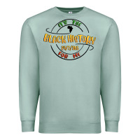Seafoam black history Premium Sweatshirt - MaliasSmallBusiness