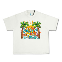 Pistachio summer waves and sun Urban Heavy Tee - BarkalooDesign