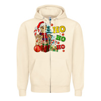 Sandshell Christmas ho ho ho skeleton Zipper Hoodie - AdoDesignShop