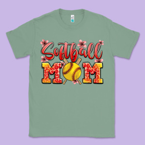 Softball Mom Classic Tee Designed By Jahusdesignshop