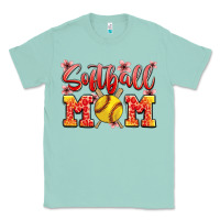 Seafoam softball mom Classic Tee - JahusDesignShop