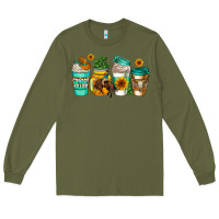 Army Green arizona coffee cups Long Sleeve Tee - AdoDesignShop