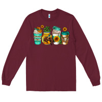 Burgundy arizona coffee cups Long Sleeve Tee - AdoDesignShop