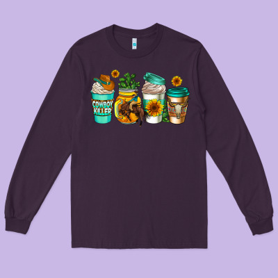 Arizona Coffee Cups Long Sleeve Tee Designed By Adodesignshop