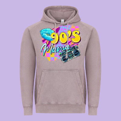 90's Mama Vintage Hoodie Designed By Zillion Design Studio