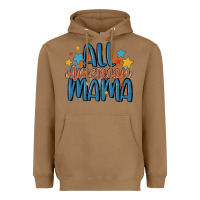Toasted Coconut all american mama Heavyweight Hoodie - MaliasSmallBusiness