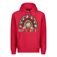 Cardinal Happy Easter Rainbow Premium Hoodie - BundleAndBundleShop