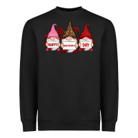 Black happy valentine's day dno es with rose Heavyweight Sweatshirt - RanaPortraitStore