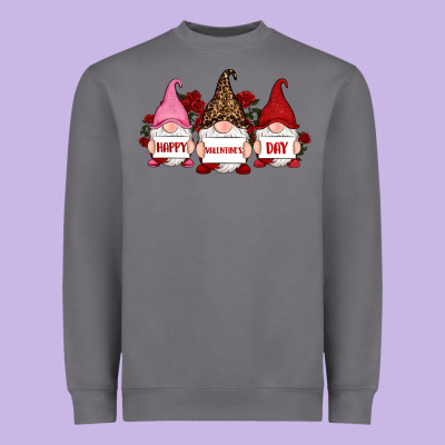 Happy Valentine's Day Dno Es With Rose Heavyweight Sweatshirt Designed By Ranaportraitstore