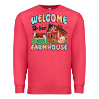Cardinal welcome to our farmhouse Premium Sweatshirt - MaliasSmallBusiness