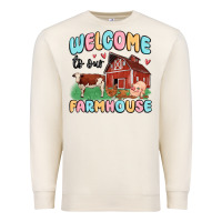 Sandshell welcome to our farmhouse Premium Sweatshirt - MaliasSmallBusiness