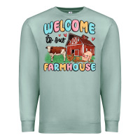 Seafoam welcome to our farmhouse Premium Sweatshirt - MaliasSmallBusiness