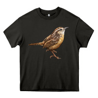 Asphalt Ccarolina Wren Heavy Core Tee - LillyAllenDesigns