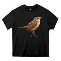 Black Ccarolina Wren Heavy Core Tee - LillyAllenDesigns