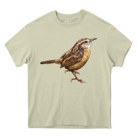 Mossy Ccarolina Wren Heavy Core Tee - LillyAllenDesigns
