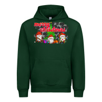 Forest Green Merry Christmas - Gnome - Gnome Urban Hoodie - Bettercallsaul