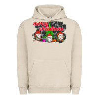 Pigment French Oak Merry Christmas - Gnome - Gnome Urban Hoodie - Bettercallsaul
